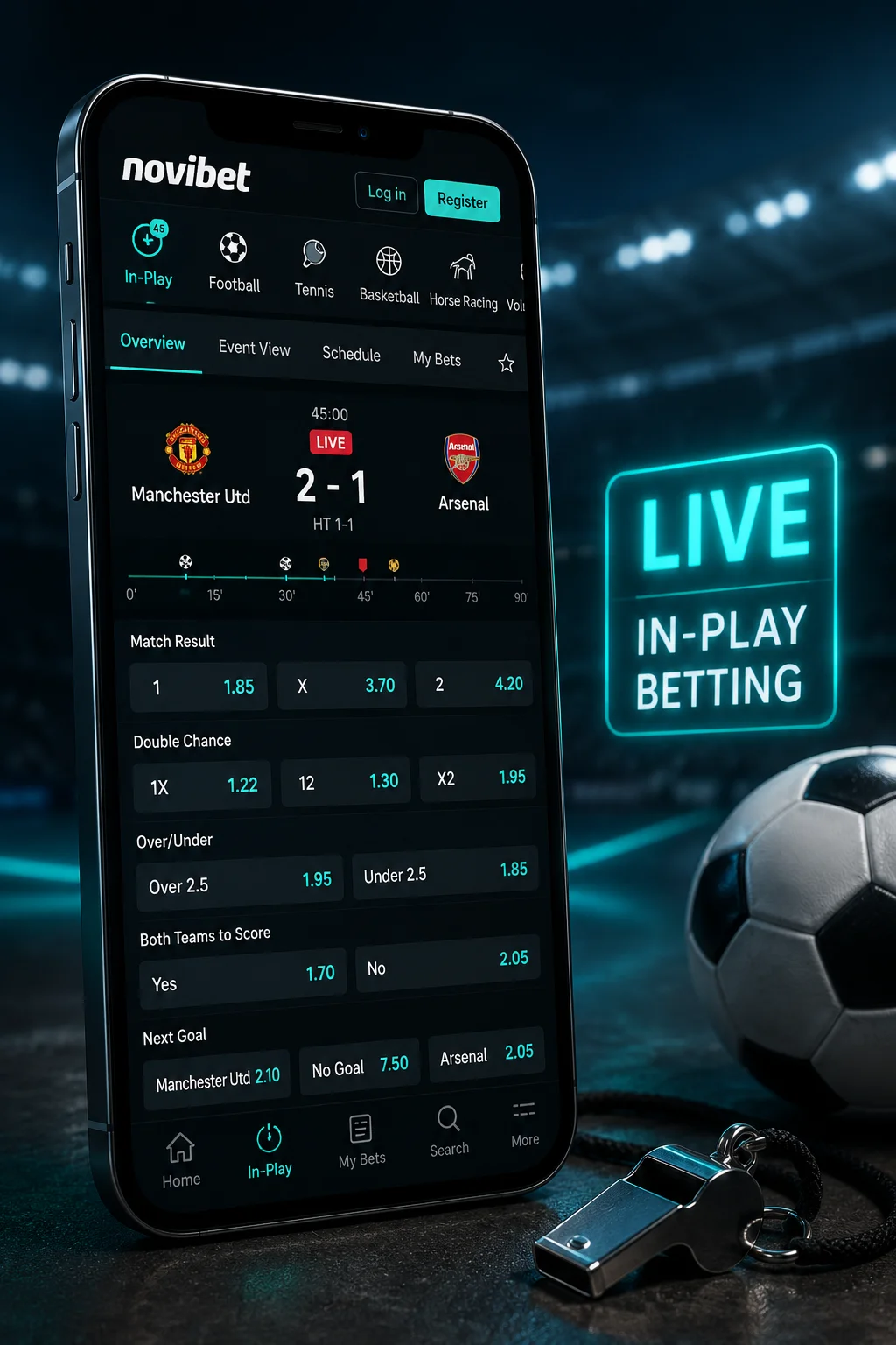 novibet betting